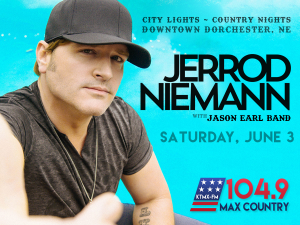 Jerrod Niemann @ Country Nights Street Party | Dorchester | Nebraska | United States