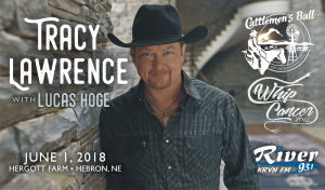 Tracy Lawrence with Lucas Hoge @ Cattlemen's Ball of Nebraska | Hebron | Nebraska | United States