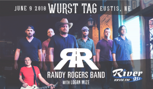 Randy Rogers Band with Logan Mize @ Wurst Tag 2018 | Eustis | Nebraska | United States
