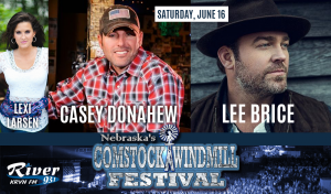 Lee Brice & Casey Donahew @ Comstock Windmill Festivall | Comstock | Nebraska | United States
