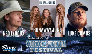 Luke Combs, Ned LeDoux & Runaway June @ Comstock Windmill Festivall | Comstock | Nebraska | United States