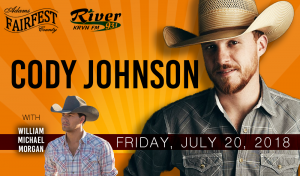 Cody Johnson with William Michael Morgan @ Adams County Fairfest | Hastings | Nebraska | United States