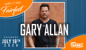 Gary Allan - July 18th @ Adams County Fairfest