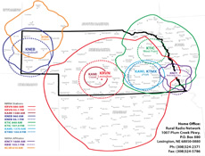 9 Station map graphic