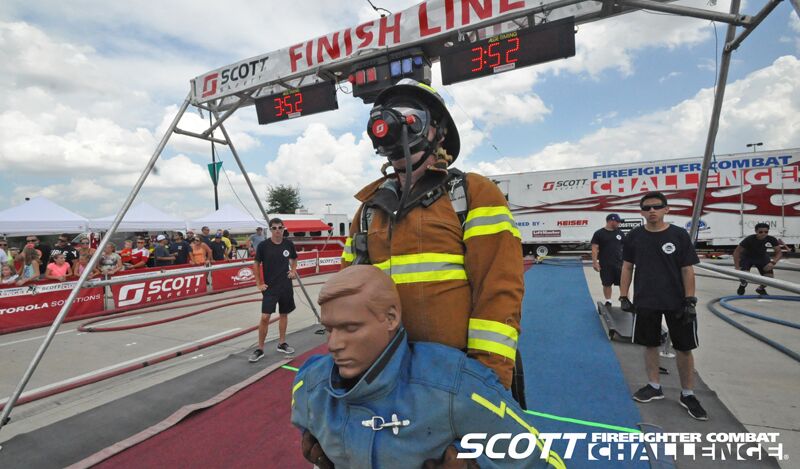 Courtesy/Nebraska State Fair. Firefighter Combat Challenge