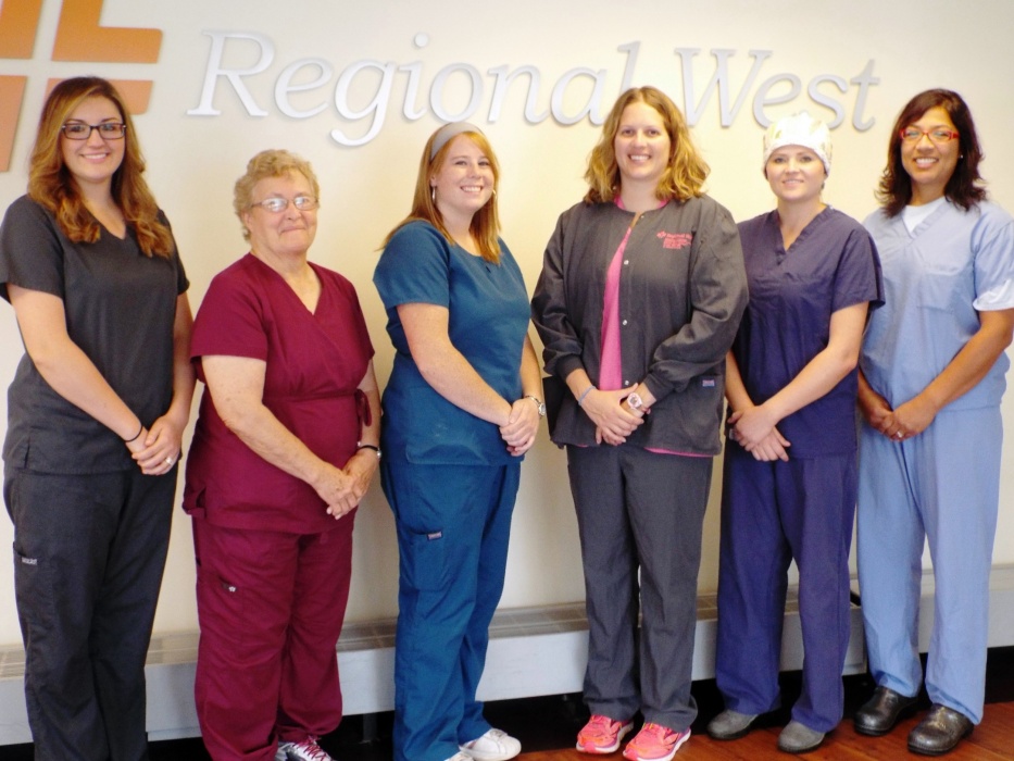 Regional West Caregivers Wearing Scrubs Of A Different Color KNEB