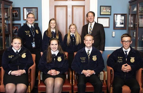 Smith Welcomes Chambers, Elgin, Elm Creek, and O’Neill FFA Students to Nation’s Capital