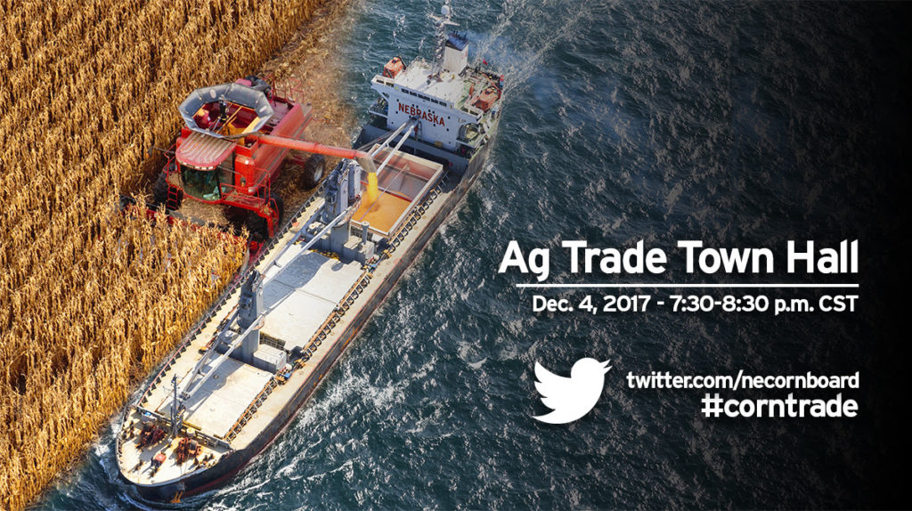 Nebraska Corn Board to talk ag trade during Twitter town hall meeting