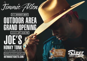 Jimmie Allen with Whiskey Bent @ Joe's Honky-Tonk