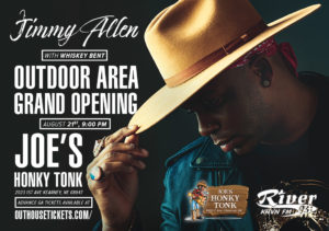 Jimmie Allen with Whiskey Bent @ Joe's Honky-Tonk