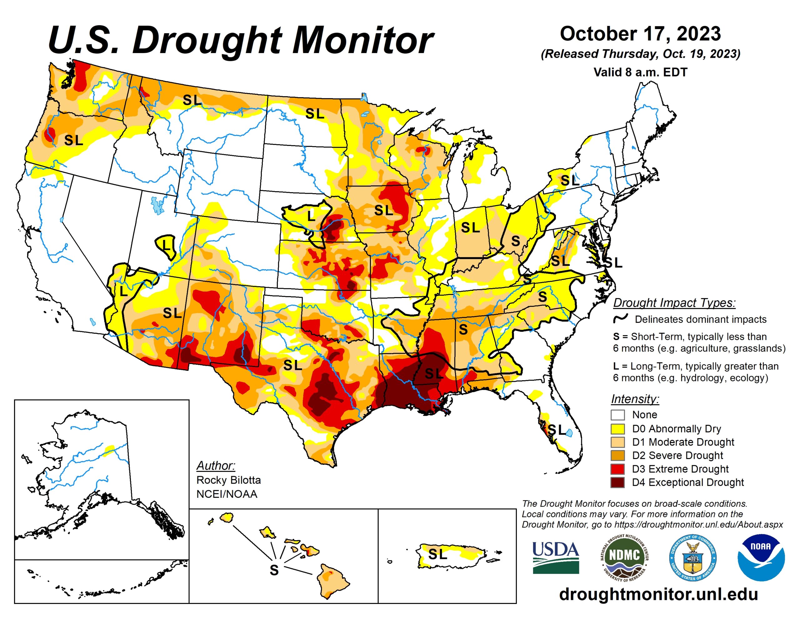KRVN 880 – KRVN 93.1 – KAMI - Drought Monitor: Heavy precipitation ...