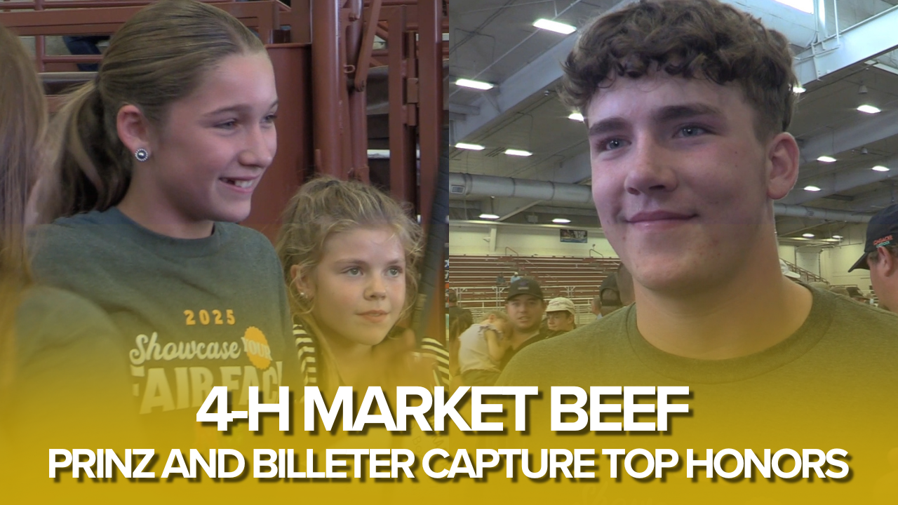 Prinz and Billeter capture top 4-H market beef honors at Nebraska State Fair