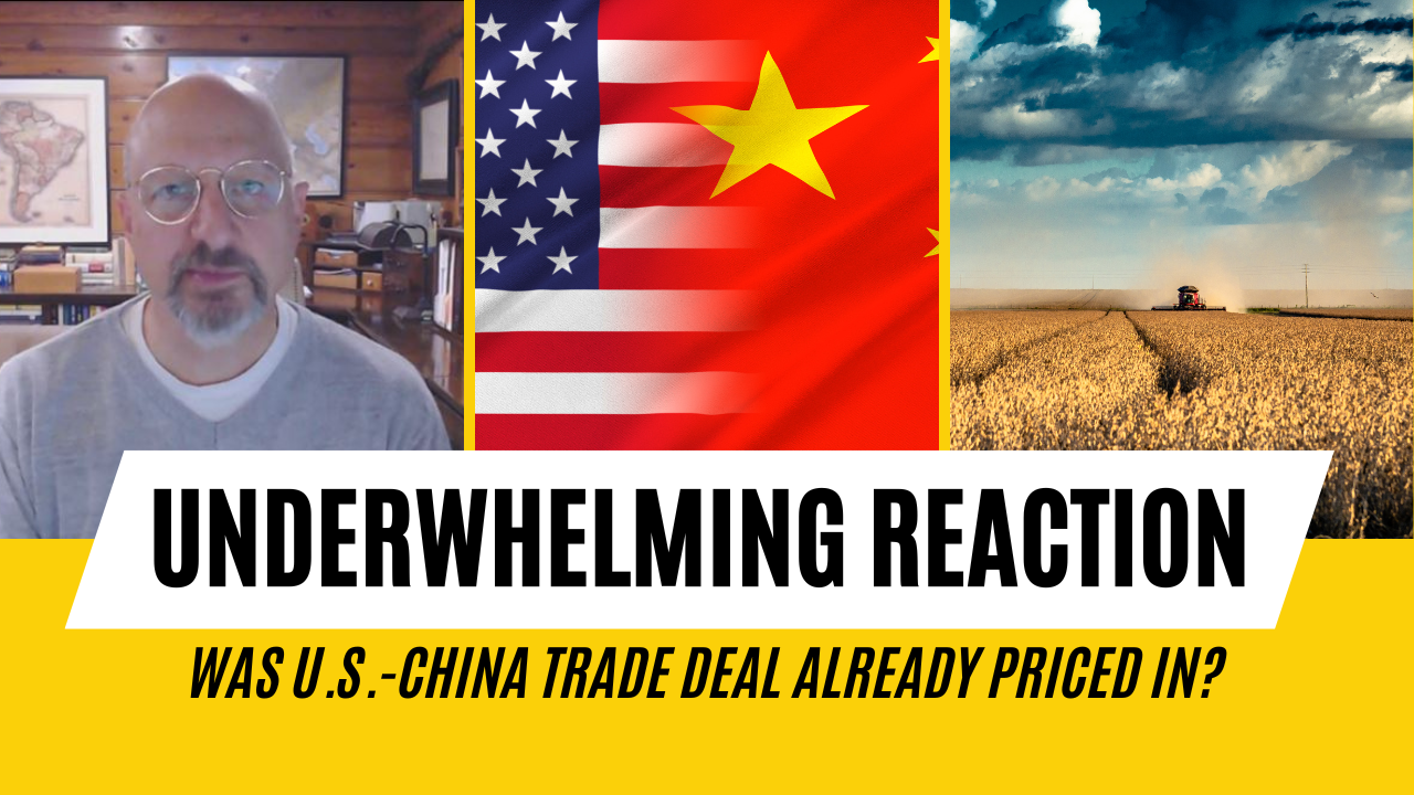 Underwhelming reaction in soy futures: Was U.S.-China trade deal already priced in?