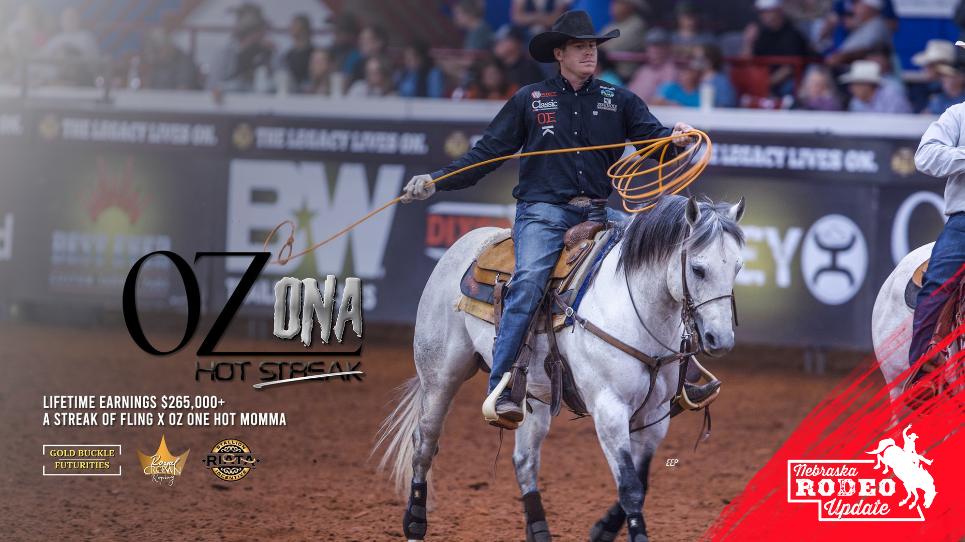 Husker Horsepower: Nebraska Stallion “Oz Ona Hot Streak” NFR Bound