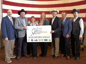 Schuler Red Angus receives Nebraska Leopold Conservation Award