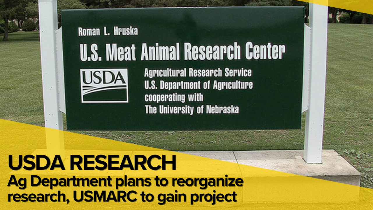 USDA plans to move more research to USMARC in Nebraska as part of reorganization