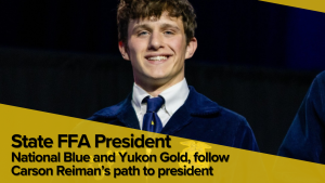 From Yukon Gold to Blue Jacket: Carson Reiman’s Path to State FFA President