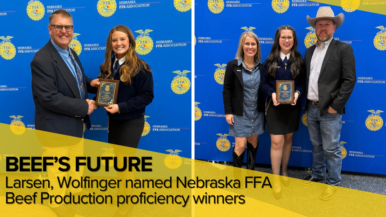 Larsen, Wolfinger Named Nebraska FFA Beef Production Proficiency Winners | Friday Feeders