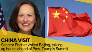 Fischer’s China trip focused on Nebraska priorities days before Trump-Xi Summit