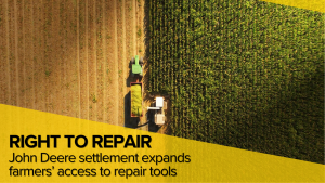 John Deere settlement expands farmers’ access to repair tools