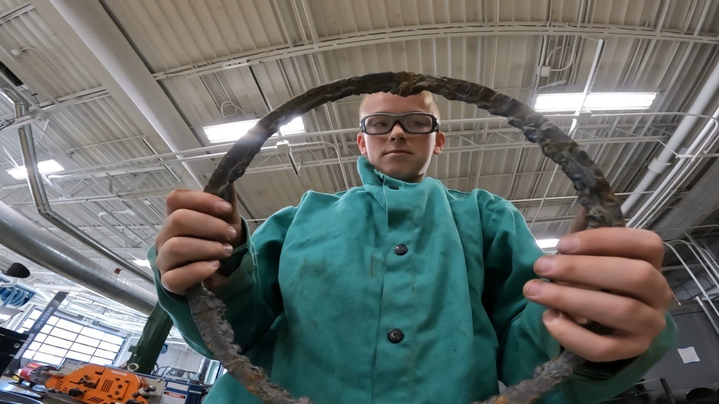 Student takes part in TLC welding camp