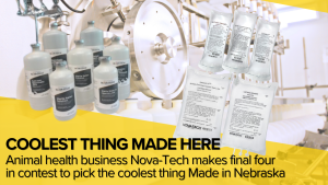 Coolest thing made in Nebraska? Animal health company Nova-Tech makes final four in statewide contest