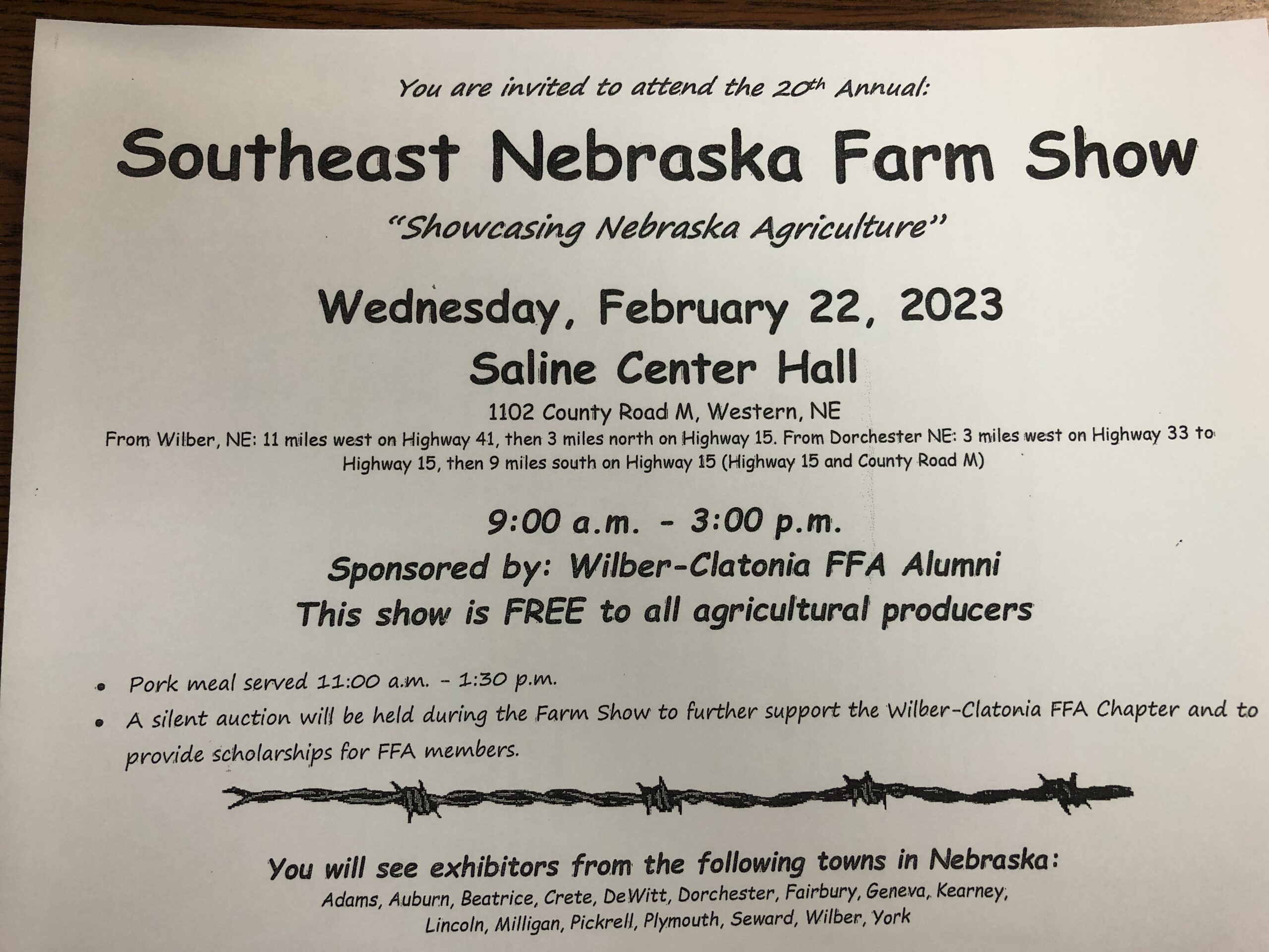 SOUTHEAST NEBRASKA FARM SHOW York's Max Country 104.9