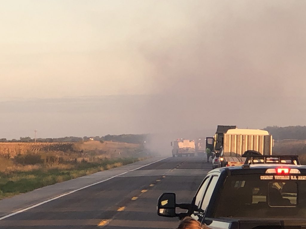 KTIC 840 AM/98.3 FM/98.7 FM Accident near Wisner temporarily closes