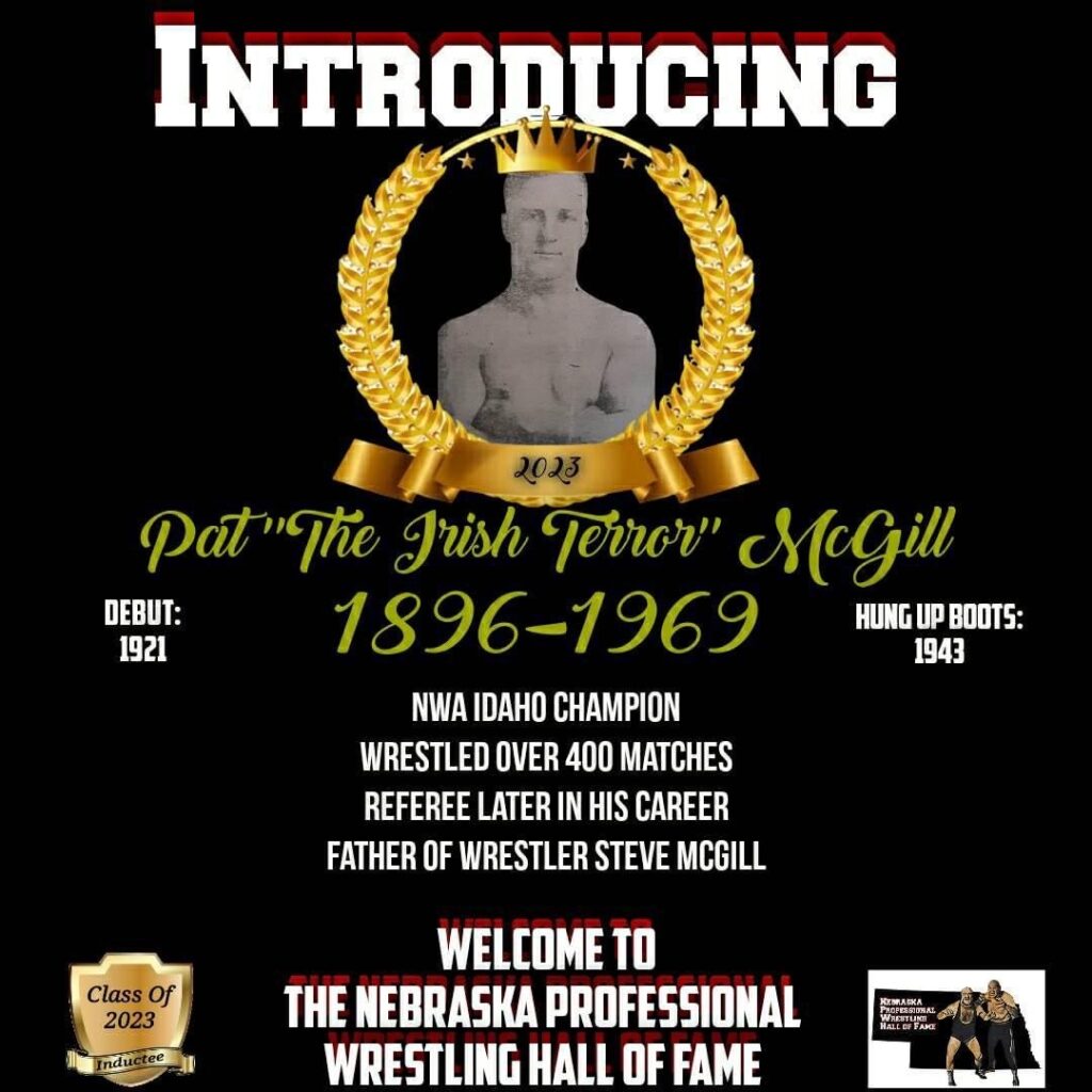 Wisner Native Pat McGill to be Inducted into Nebraska Pro Wrestling HOF