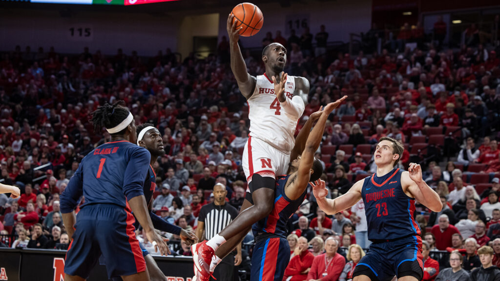 KTIC 840 AM/98.3 FM/98.7 FM - Husker Men outlast Duquesne