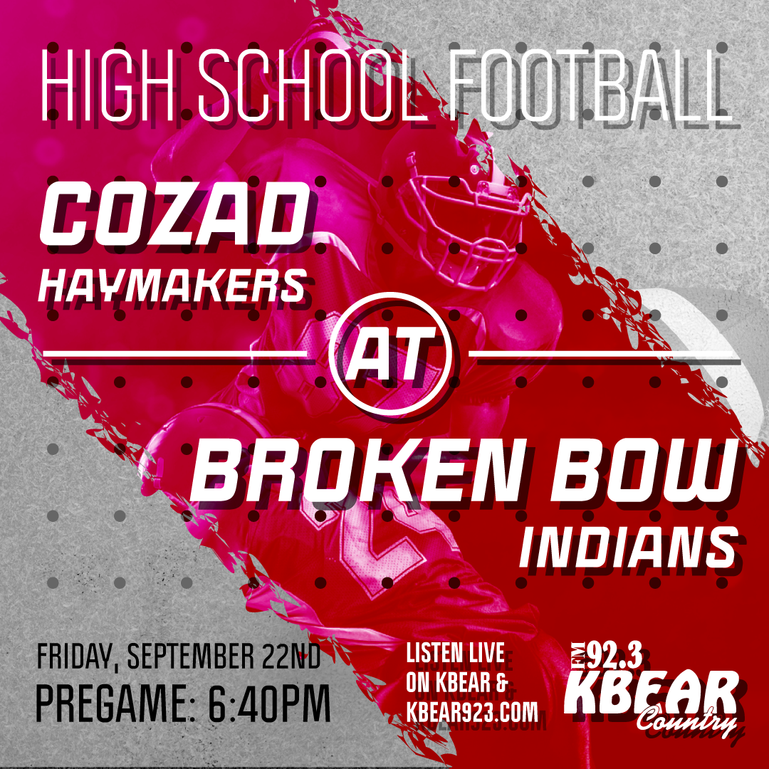 Broken Bow hosts Cozad Friday on KBEAR KBEAR 92.3
