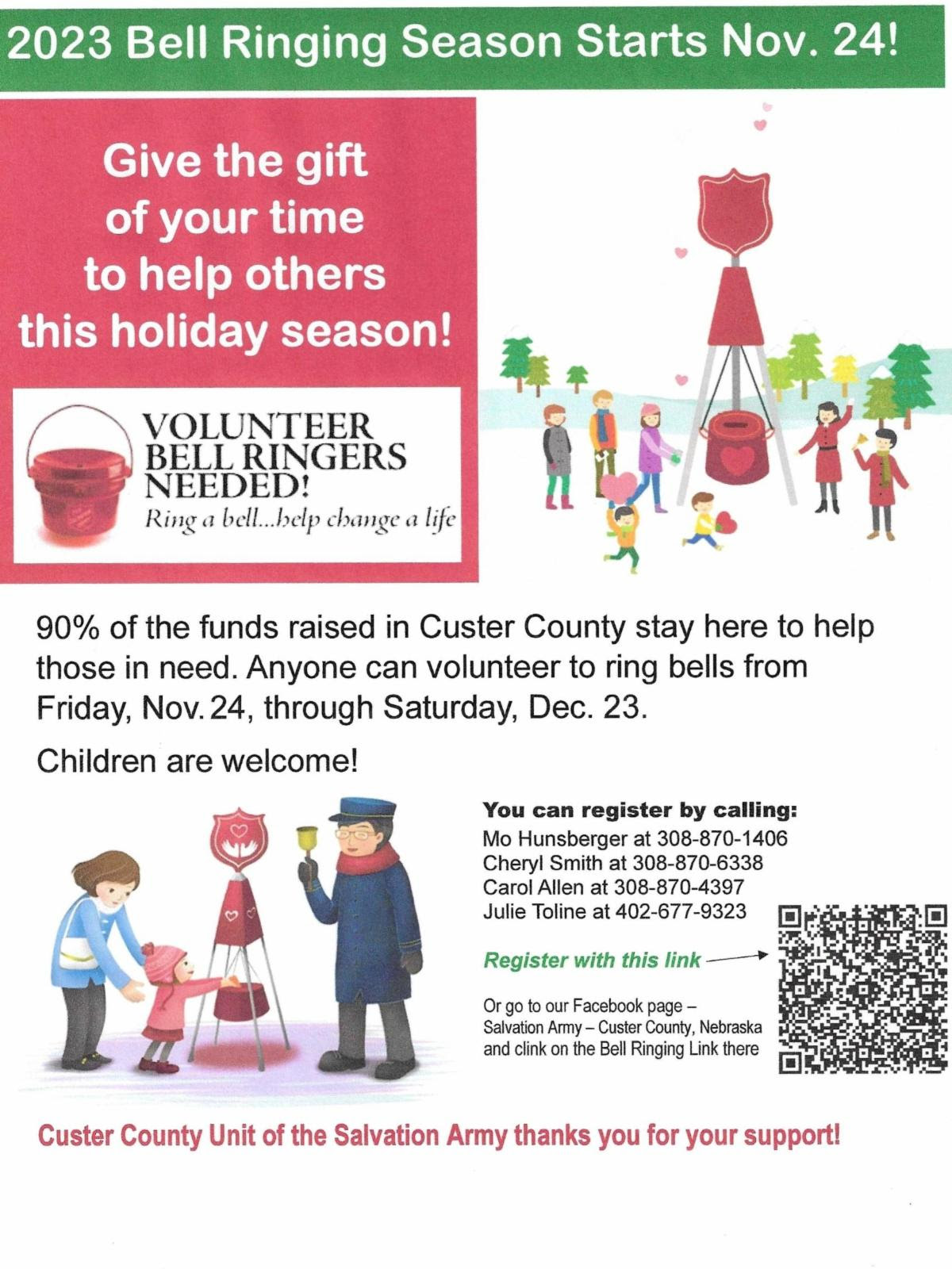 Salvation Army bell ringing campaign underway KBEAR 92.3