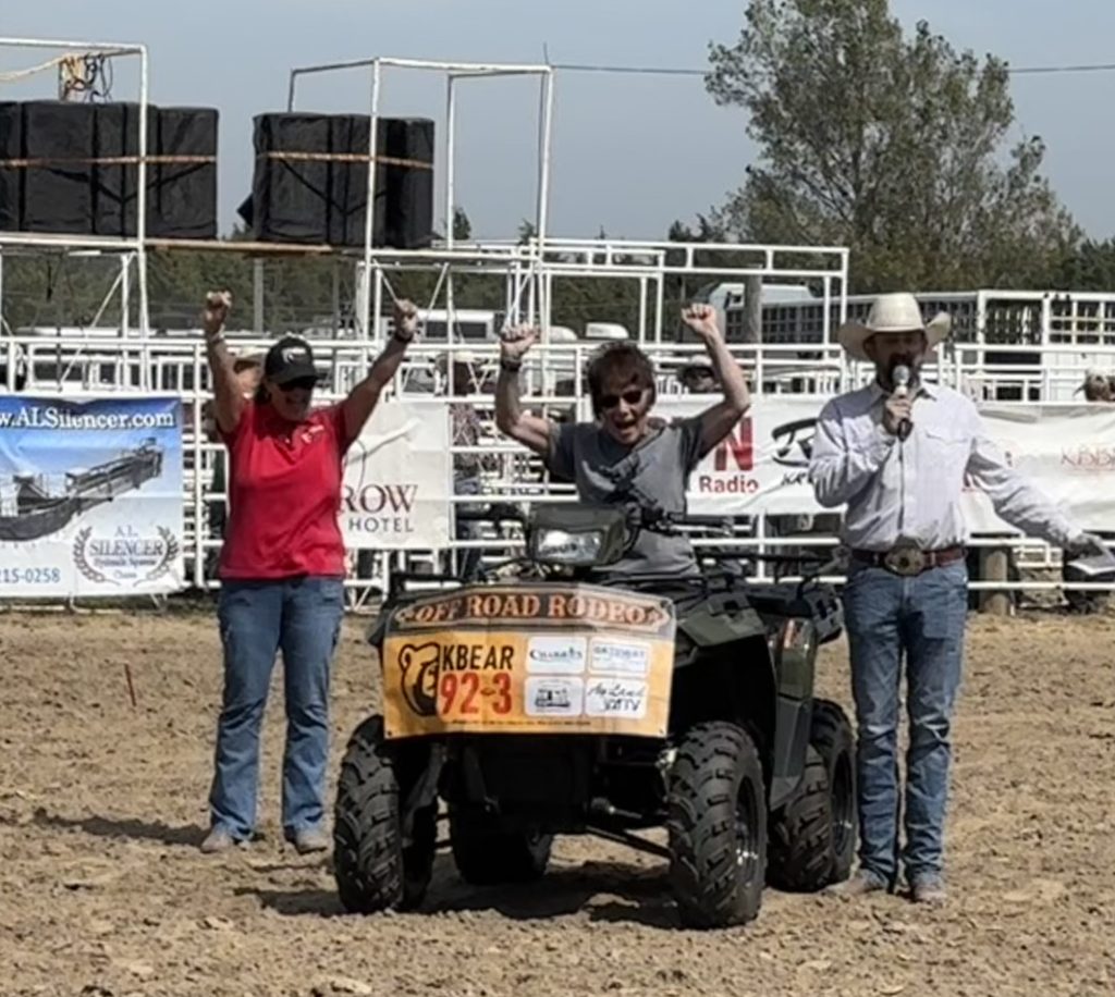 Off Road Rodeo Paula and Alvin Johnson win Off Road Rodeo Four Wheeler - KBEAR 92.3