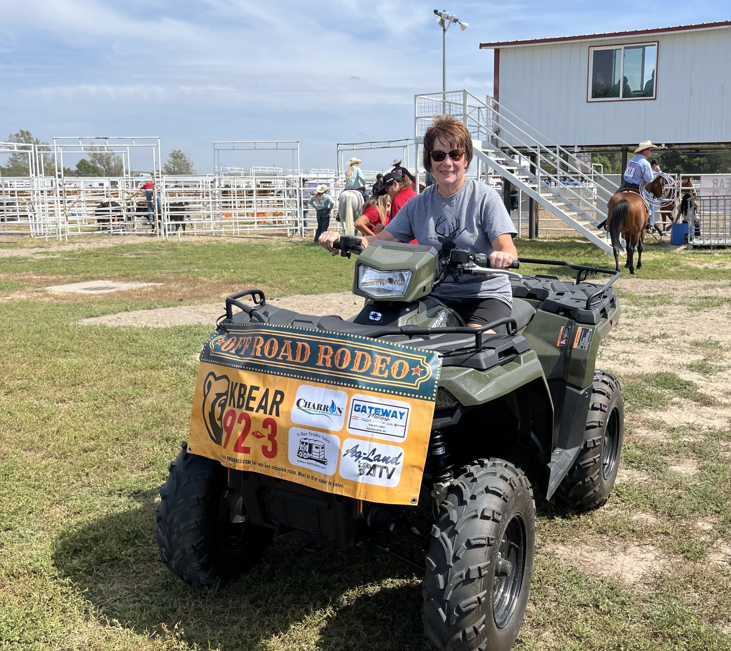 Off Road Rodeo Paula and Alvin Johnson win Off Road Rodeo Four Wheeler - KBEAR 92.3