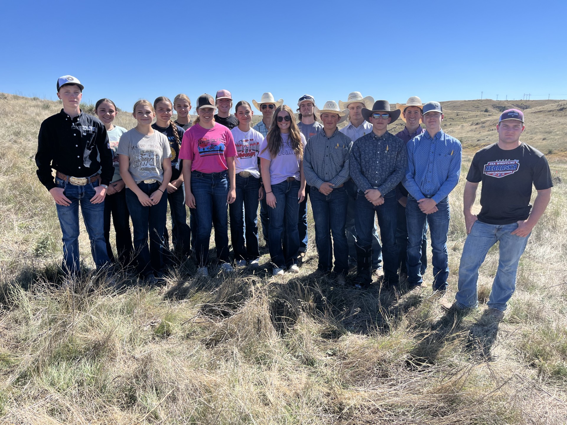 Burwell FFA Chapter Fall Happenings Range Judging KBEAR 92.3