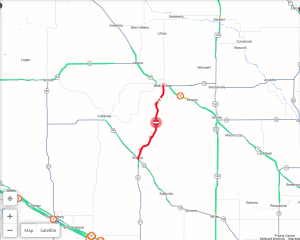 * UPDATE* Highway 21 Closed South of Broken Bow Due to Grass Fire