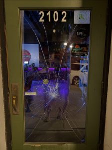Deer Crashes Through Glass Door at Downtown Kearney Business