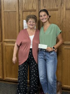 Erin Taylor Recognized with P.E.O. Chapter S Senior Student Achievement Award