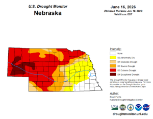 Panhandle Drought Intensifies as Rain Brings Limited Relief to Central Nebraska