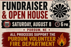 Purdum VFD to host fundraiser, open house Saturday