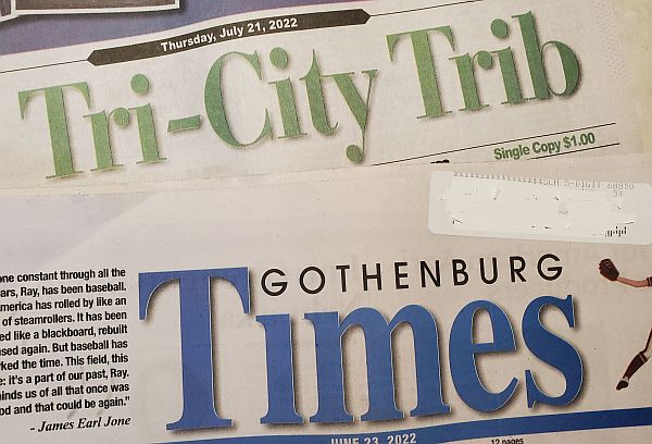 Cozad and Gothenburg papers cease publishing