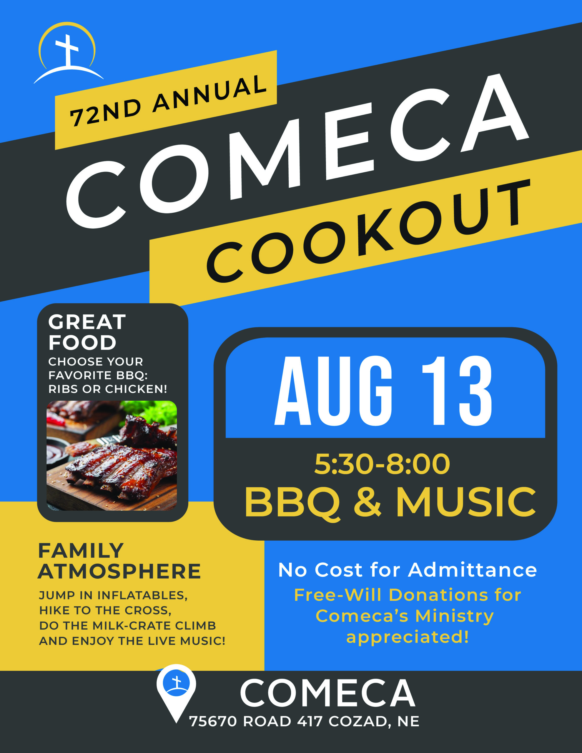 KRVN 880 KRVN 93.1 KAMI 72nd Annual Comeca Cookout/ Cozad