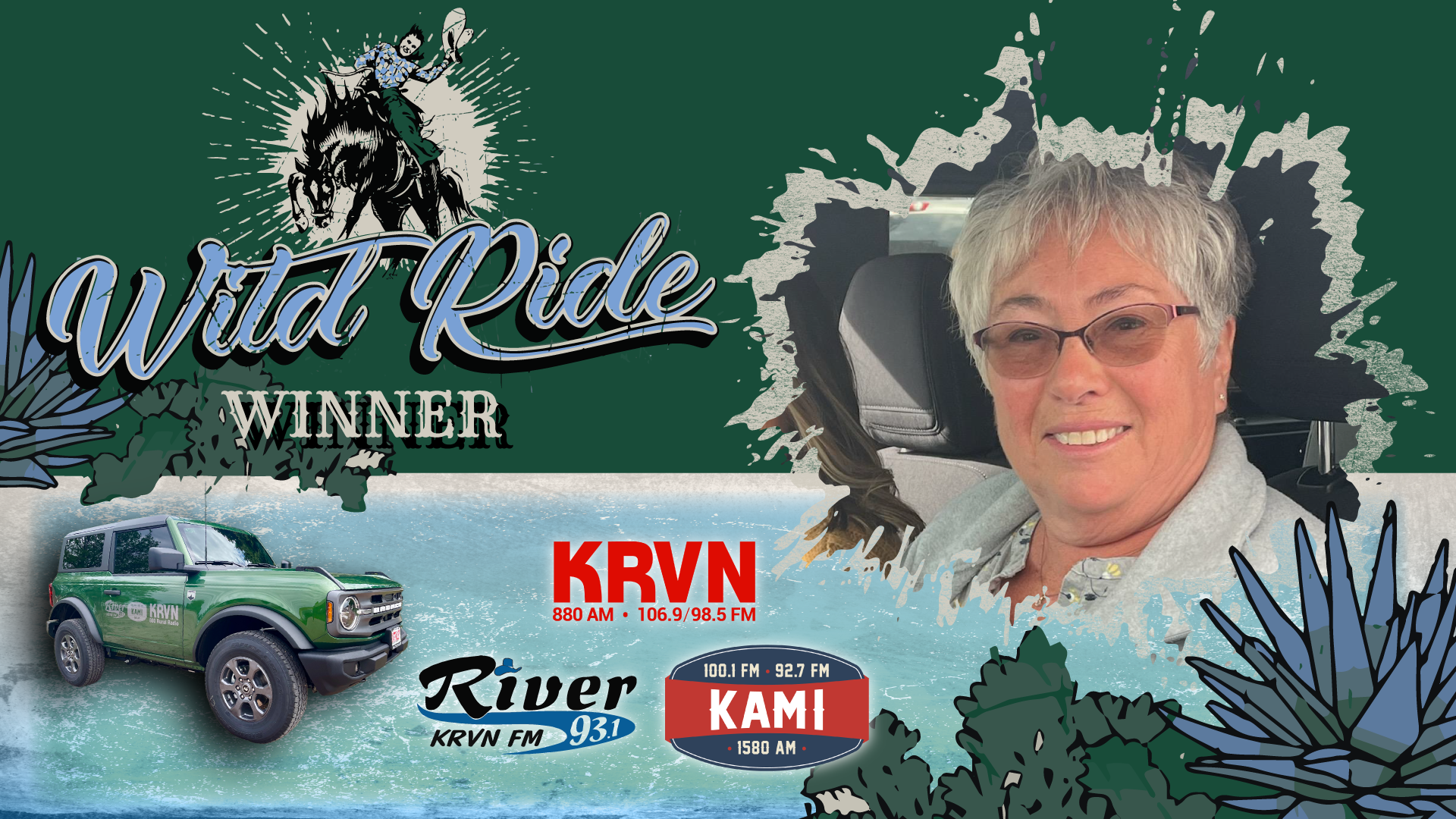 KRVN 880 – KRVN 93.1 – KAMI - Wild Ride Ford Bronco Giveaway Winner ...