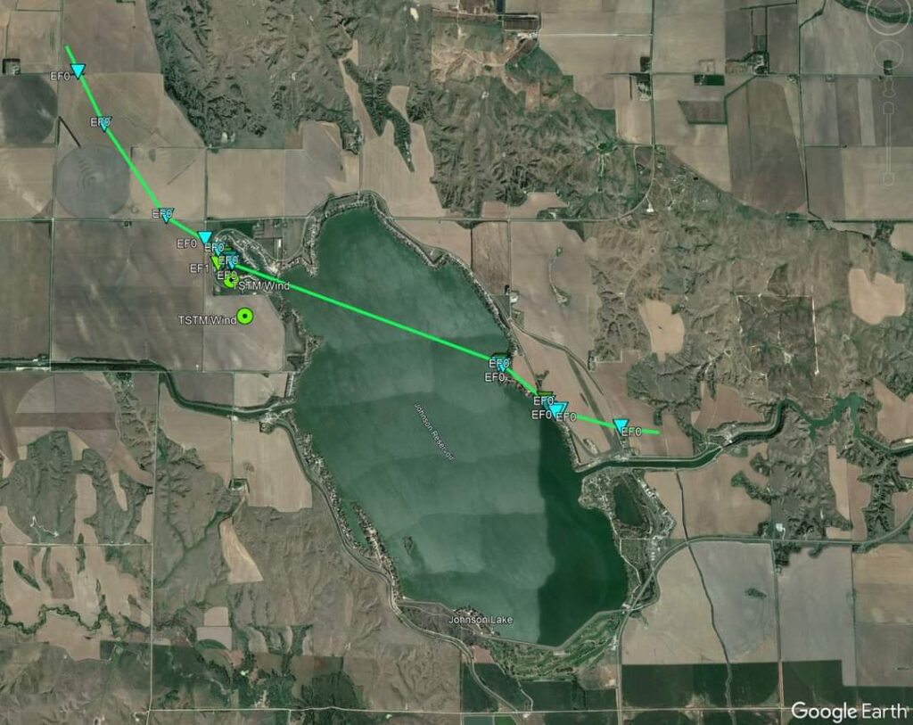 KRVN 880 KRVN 93.1 KAMI Tornado confirmed at Johnson Lake Friday