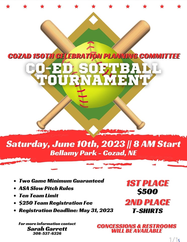 KRVN 880 KRVN 93.1 KAMI Cozad 150 Sponsors Coed Softball