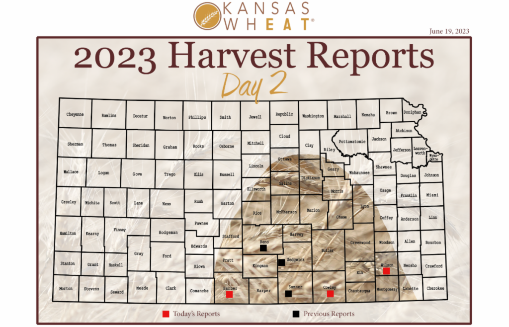 KRVN 880 KRVN 93.1 KAMI Day 2, Kansas Wheat Harvest Report