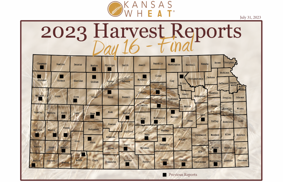 KRVN 880 – KRVN 93.1 – KAMI - Final Kansas Wheat Harvest Report