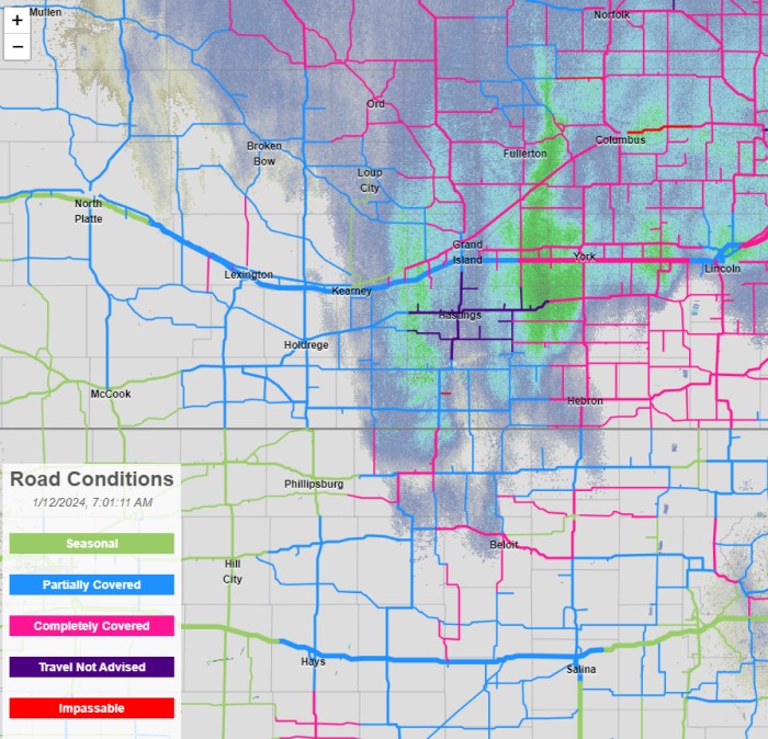 KRVN 880 – KRVN 93.1 – KAMI - Roads mostly clear to completely covered