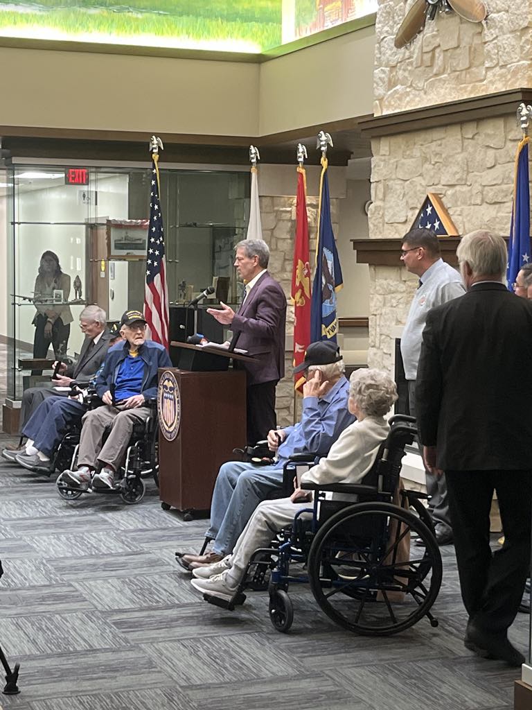 KRVN 880 – KRVN 93.1 – KAMI - Governor Pillen Recognizes WW2 Veterans ...