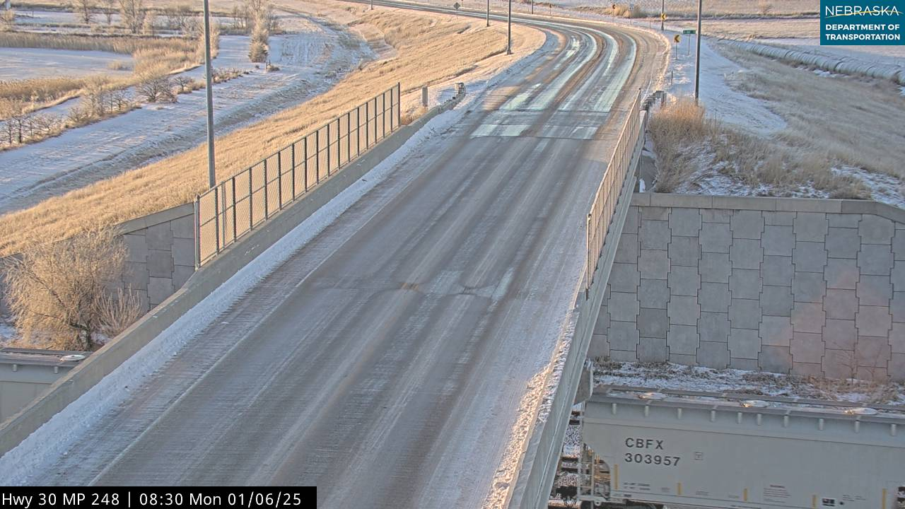 KRVN 880 – KRVN 93.1 – KAMI - US 30: Road is partially covered with ...